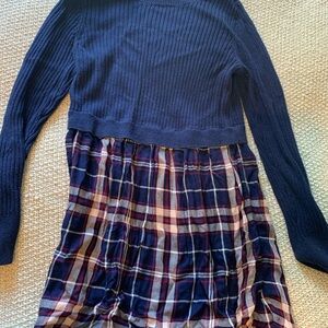 Motherhood Navy Ribbed Sweater